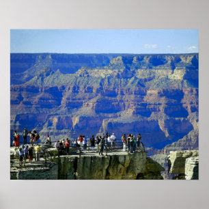 Grand Canyon National Park Tourists Poster