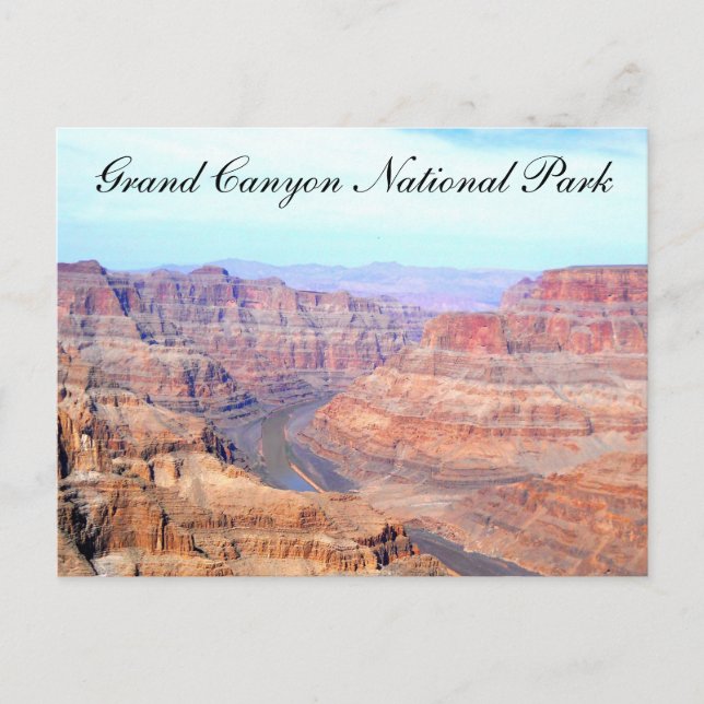 Grand Canyon National Park Väster Rim Vykort (Framsida)