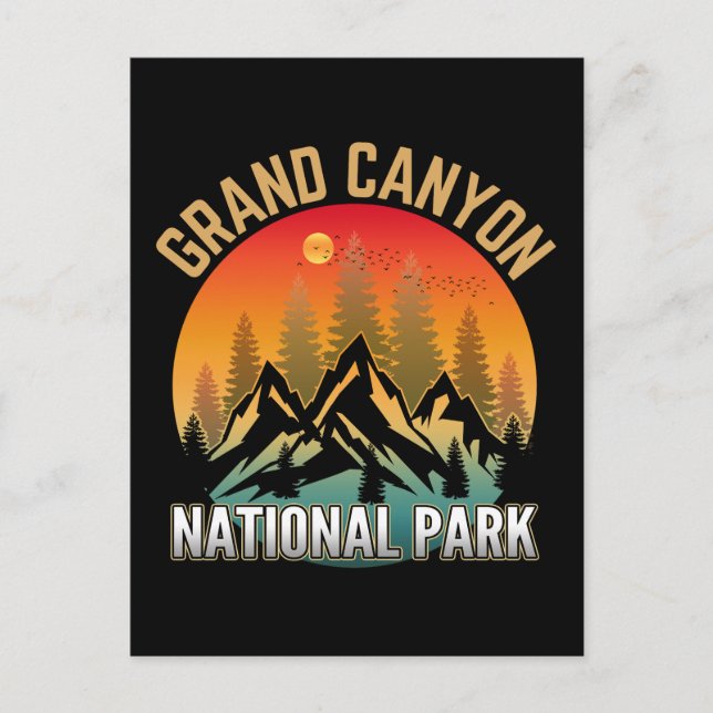Grand Canyon National Park Vykort (Framsida)