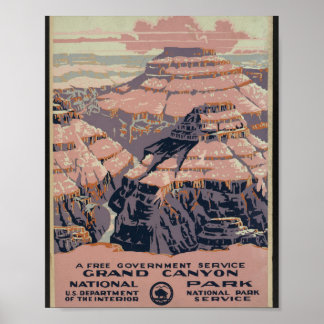 Grand Canyon National Park — WPA-affisch 1938 Poster