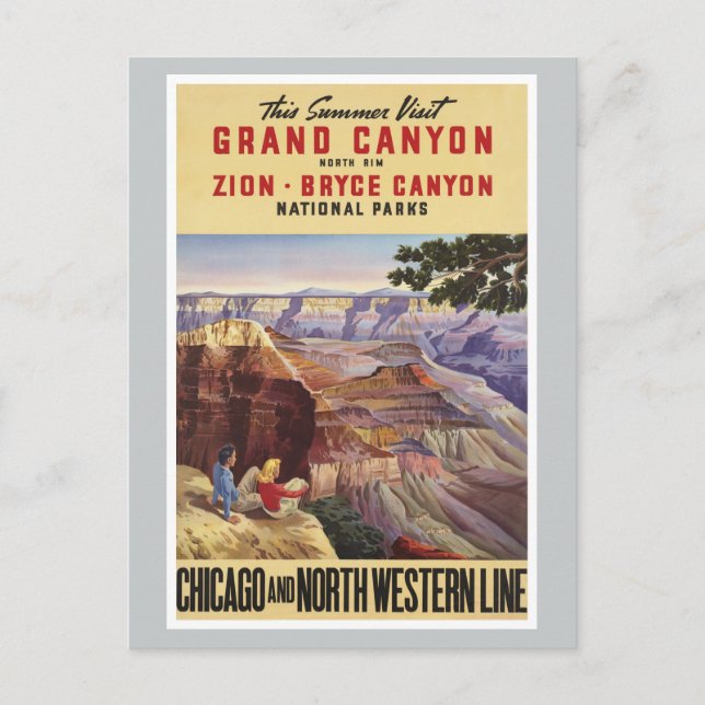 Grand Canyon National Parker Vykort (Framsida)