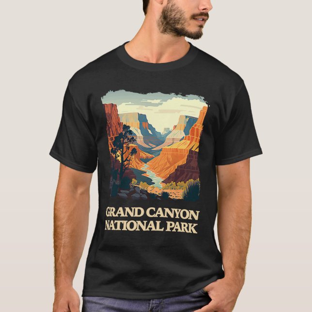 Grand Canyon nationalpark Arizona 2 T Shirt (Framsida)