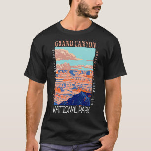 Grand Canyon nationalpark Arizona Distress Vint T Shirt