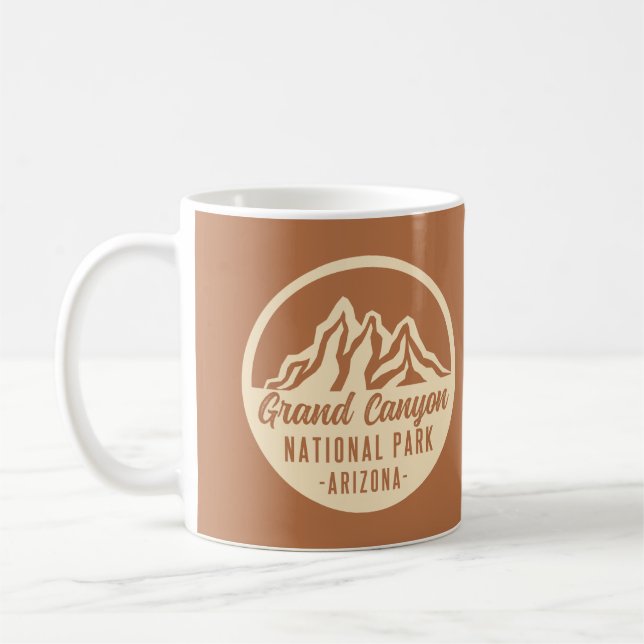 Grand Canyon nationalpark Arizona Kaffemugg (Vänster)