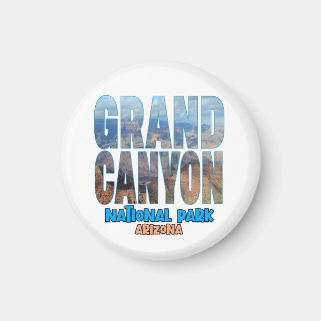 Grand Canyon nationalpark Arizona Magnet (Framsidan)