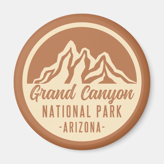 Grand Canyon nationalpark Arizona Magnet (Framsidan)