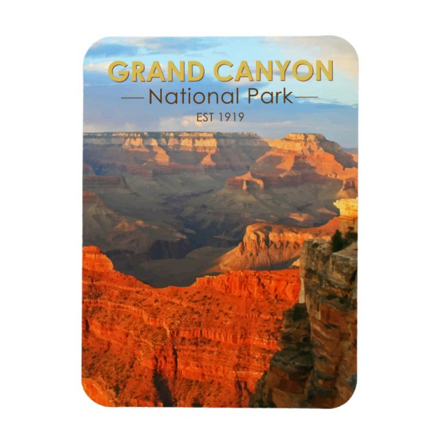 Grand Canyon nationalpark Arizona Magnet (Vertikal)