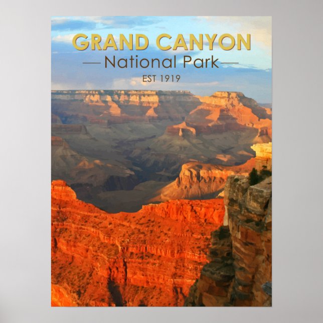 Grand Canyon nationalpark Arizona Poster (Framsidan)