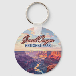 Grand Canyon nationalpark Arizona Retro Nyckelring