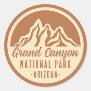 Grand Canyon nationalpark Arizona Runt Klistermärke
