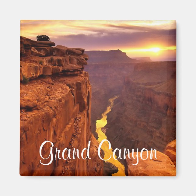 Grand Canyon nationalpark Arizona Sunset Magnet (Framsidan)