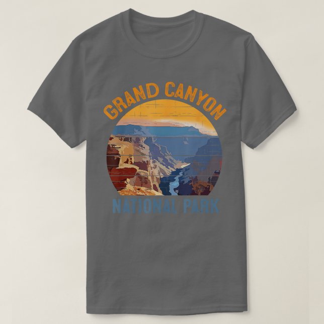 Grand Canyon nationalpark Arizona Vacation Resa H T Shirt (Design framsida)