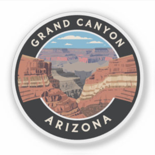 Grand Canyon nationalpark Arizona Vintage resor Klistermärken