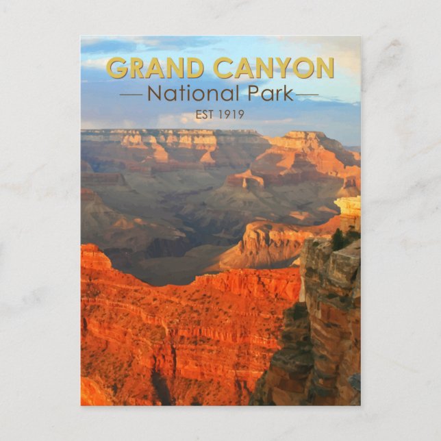 Grand Canyon nationalpark Arizona Vykort (Framsida)