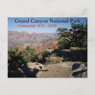 Grand Canyon nationalpark Centennial 2019 Vykort