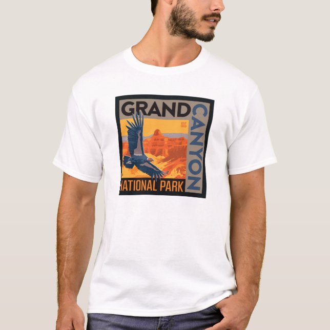 Grand Canyon nationalpark | Condors T Shirt (Framsida)