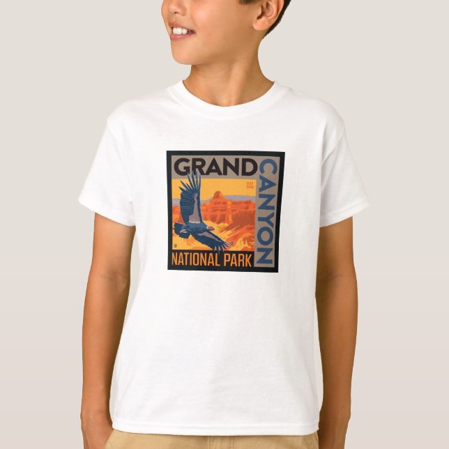 Grand Canyon nationalpark | Condors T Shirt (Framsida)