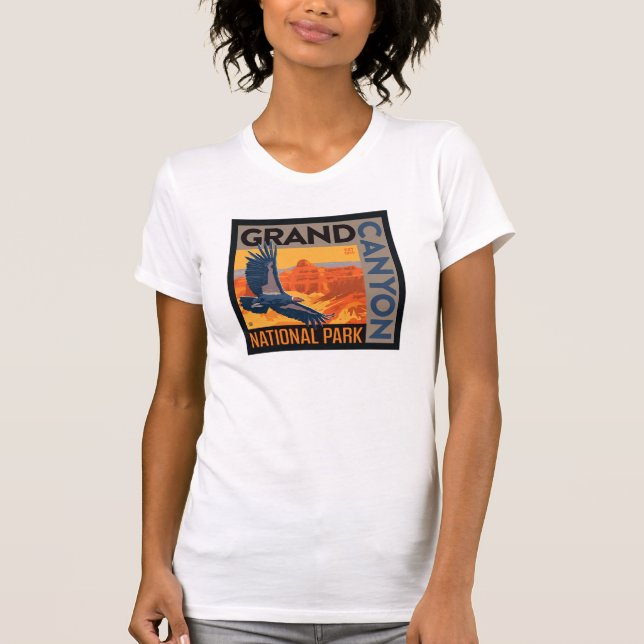 Grand Canyon nationalpark | Condors T Shirt (Framsida)