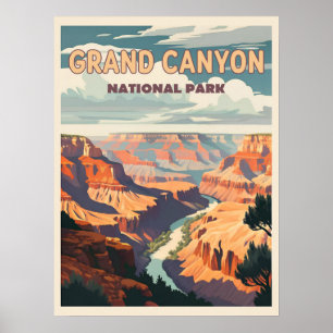Grand Canyon nationalpark - en naturnära Poster