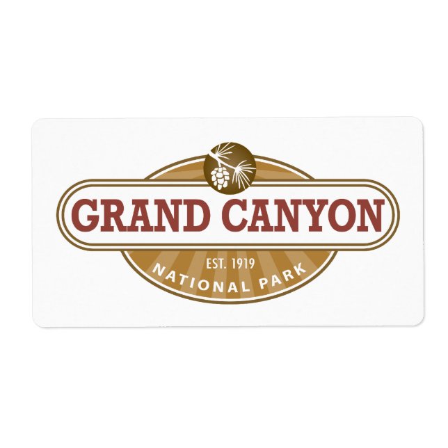 Grand Canyon nationalpark Fraktsedel (Framsidan)