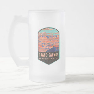Grand Canyon nationalpark Frostat Ölglas