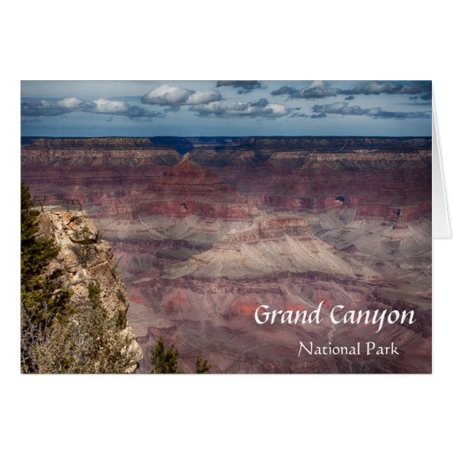 Grand Canyon nationalpark Hälsningskort (Framsidan Horizontal)