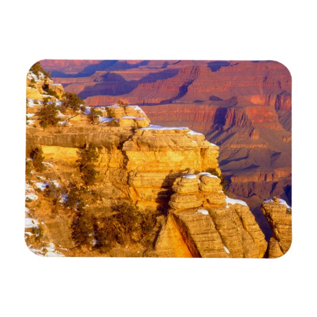 Grand Canyon nationalpark i Winter Magnet (Horisontell)