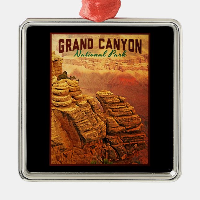 Grand Canyon nationalpark Julgransprydnad Metall (Framsidan)