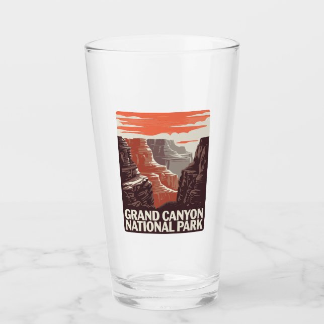 Grand Canyon nationalpark liggande Glaskopp (Framsida)