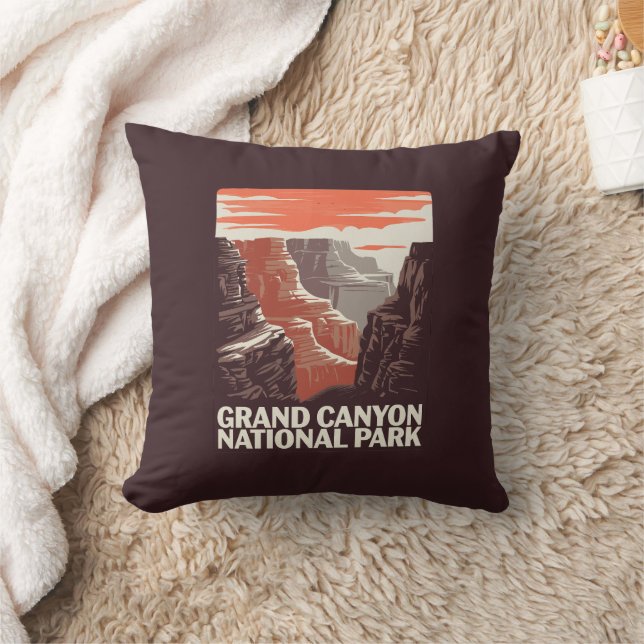 Grand Canyon nationalpark liggande Kudde (Filt)