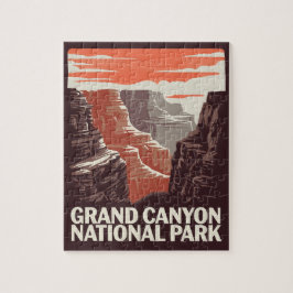 Grand Canyon nationalpark liggande Pussel