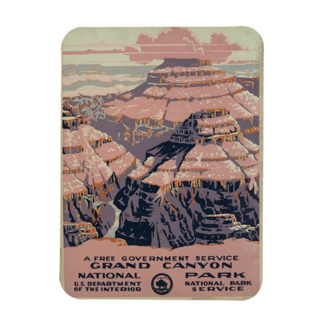 Grand Canyon nationalpark Magnet (Vertikal)