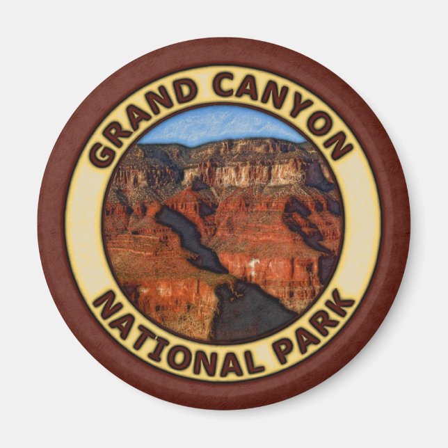 Grand Canyon nationalpark Magnet (Framsidan)