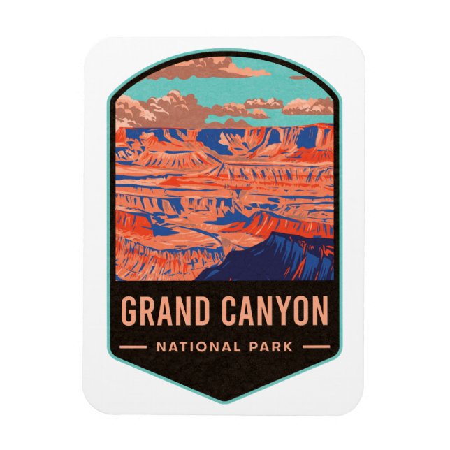 Grand Canyon nationalpark Magnet (Vertikal)