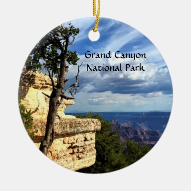 Grand Canyon nationalpark North Rim Julgransprydnad Keramik (Framsidan)