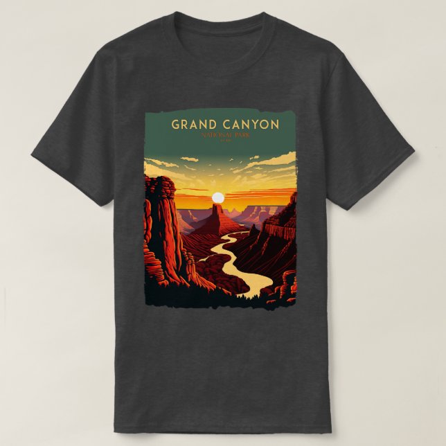 Grand Canyon nationalpark T Shirt (Design framsida)