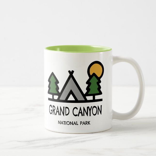 Grand Canyon nationalpark Två-Tonad Mugg (Höger)