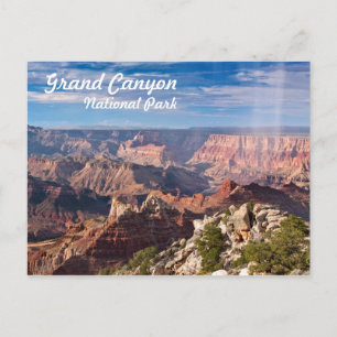 Grand Canyon nationalpark under en regndusch Vykort