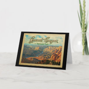 Grand Canyon nationalpark Vintage resor Kort
