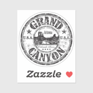 Grand Canyon nationalpark Vinyl Sticker Klistermärken
