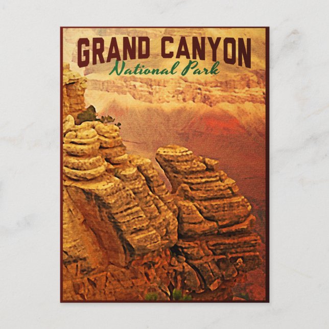 Grand Canyon nationalpark Vykort (Framsida)