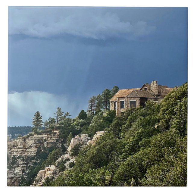 Grand Canyon North Rim Lodge Kakelplatta (Framsidan)