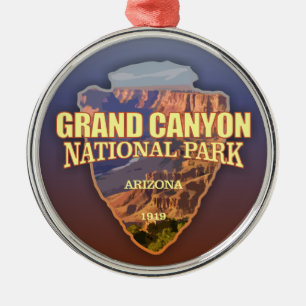 Grand Canyon NP (pilhuvud) Julgransprydnad Metall