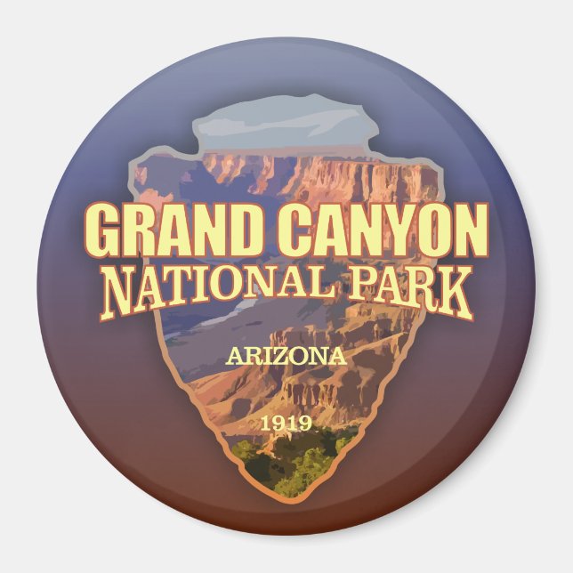 Grand Canyon NP (pilhuvud) Magnet (Framsidan)