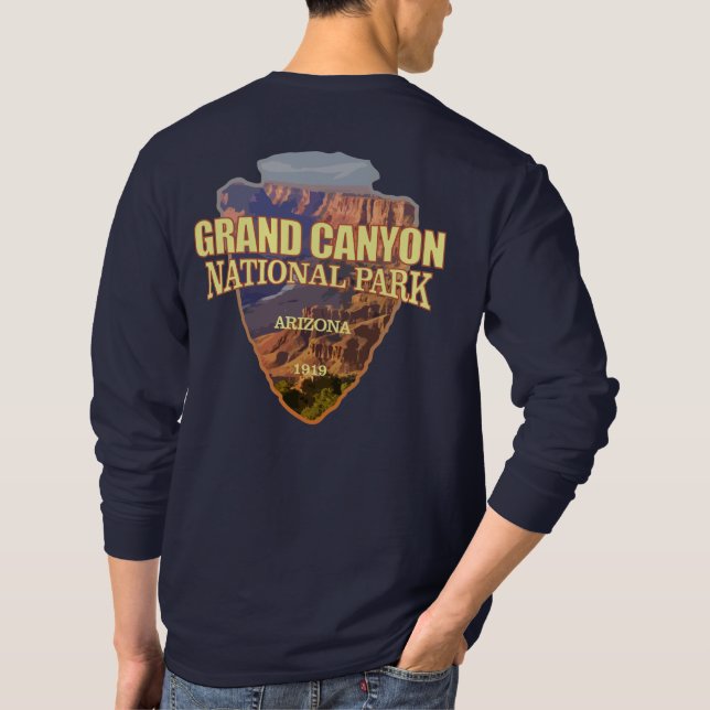 Grand Canyon NP (pilhuvud) T Shirt (Baksida)