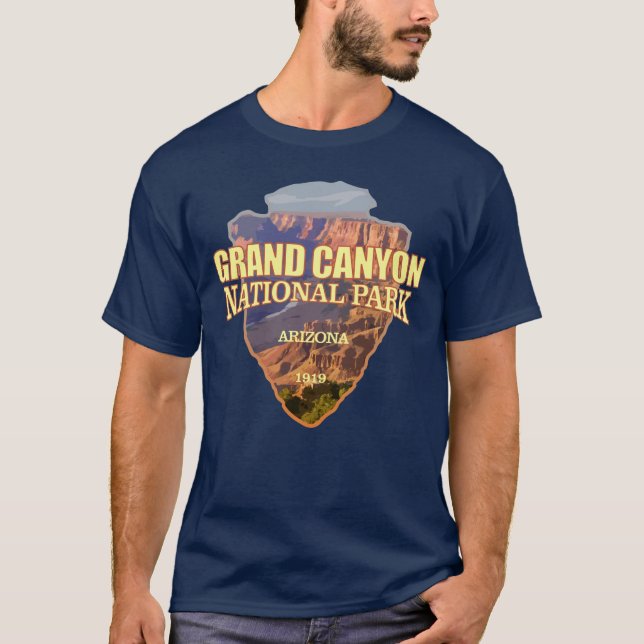 Grand Canyon NP (pilhuvud) T Shirt (Framsida)