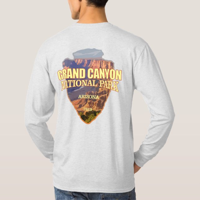 Grand Canyon NP (pilhuvud) T Shirt (Baksida)