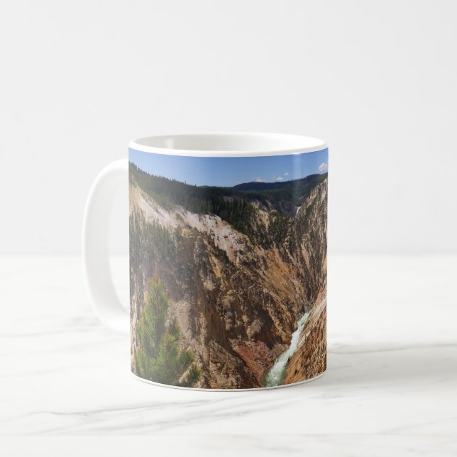 Grand Canyon of the Yellowstone Kaffemugg (Framsida vänster)