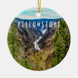 Grand Canyon of Yellowstone Julgransprydnad Keramik