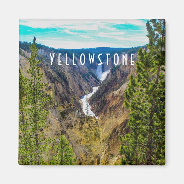 Grand Canyon of Yellowstone Magnet (Framsidan)